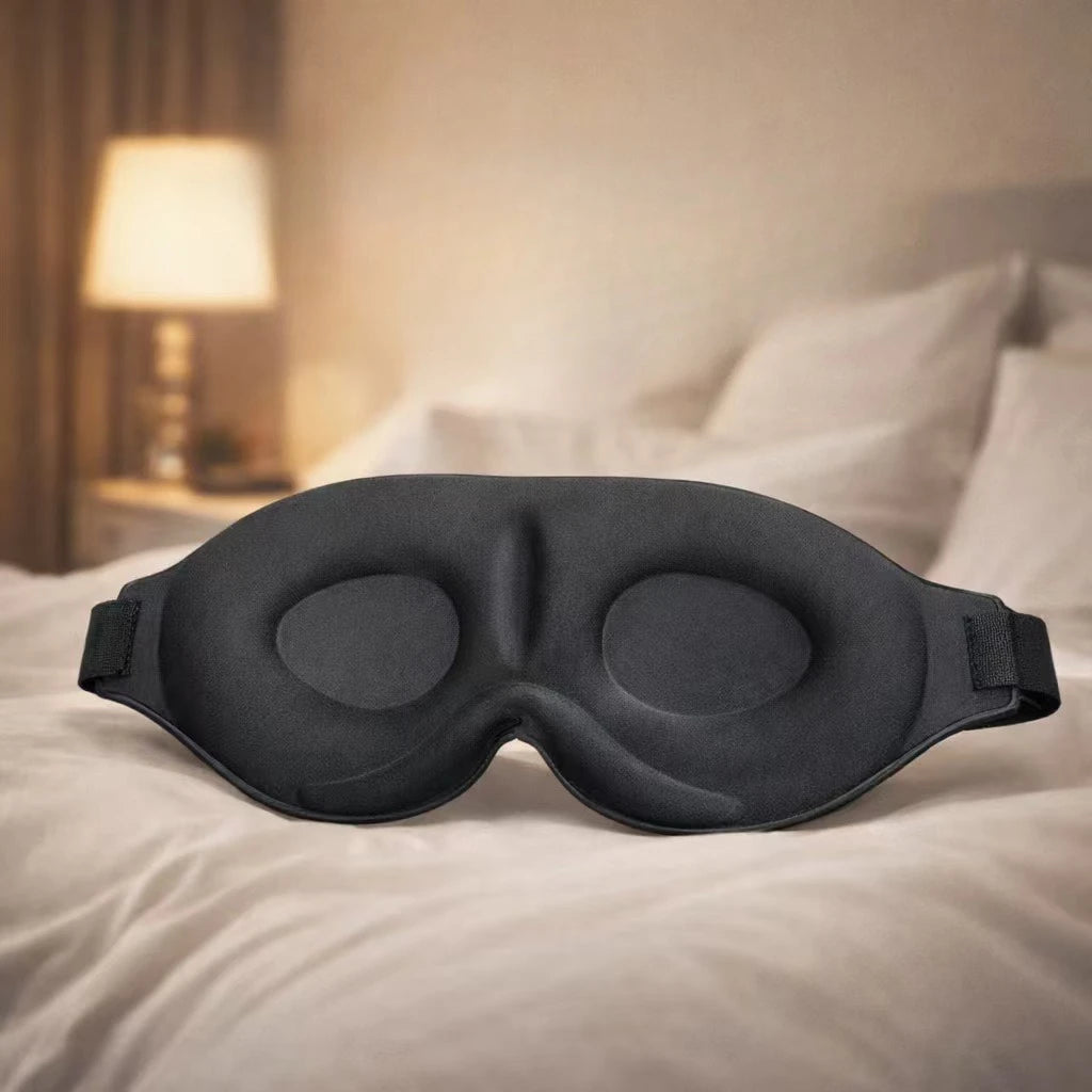 3D Contoured Sleep Mask For Men And Women Light Blocking