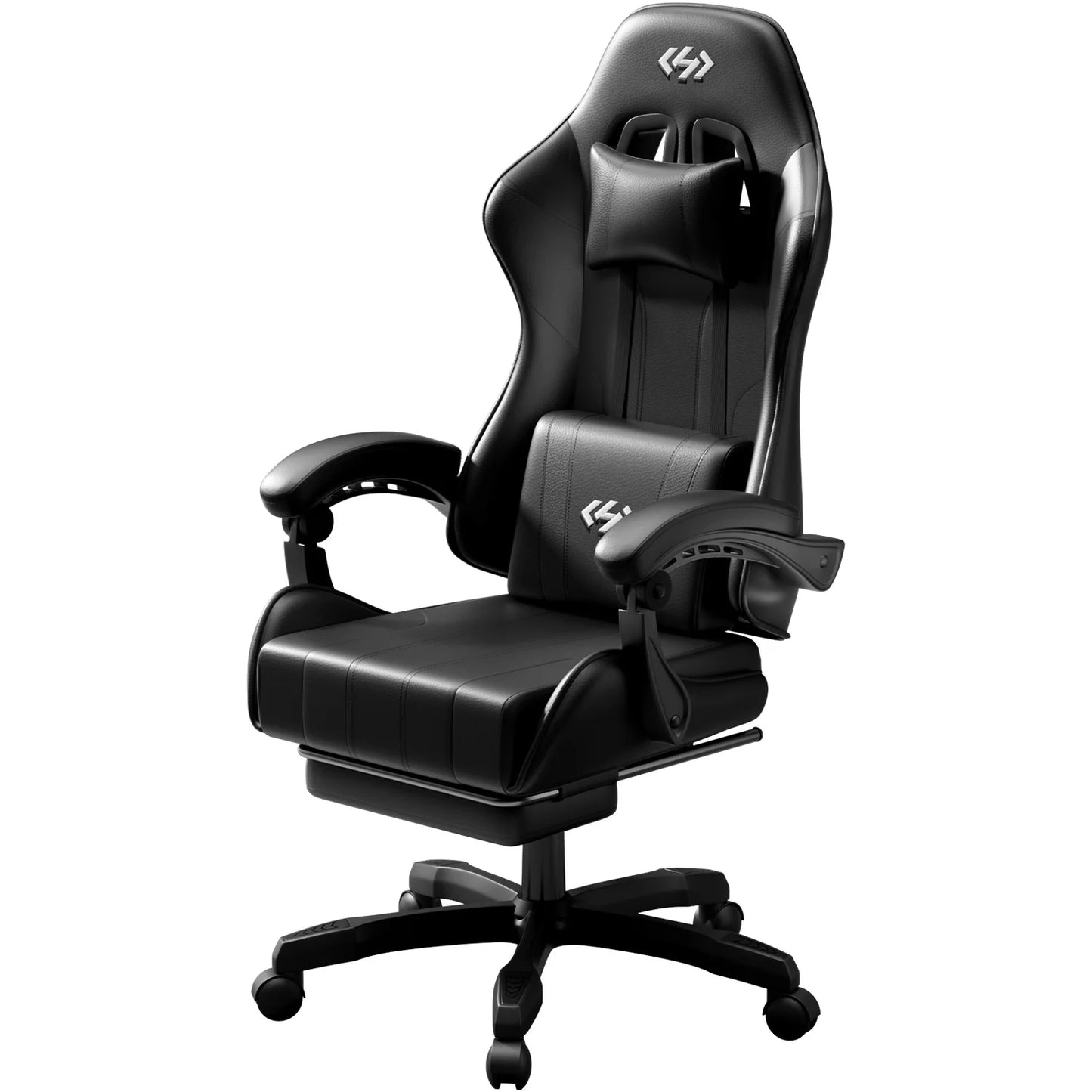FRODROVIA Ergonomic Gaming Chair PU Leather Office Chair 360 Degree Swivel