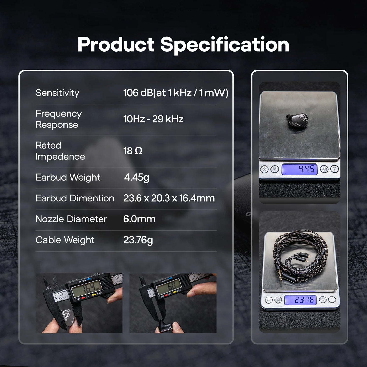 Linsoul Kiwi Ears Cadenza II IEM Premium Titanium Driver