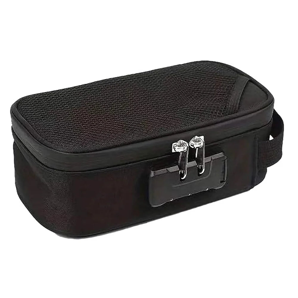 Smell Proof Travel Bag With Combination Lock Odor Resistant Case