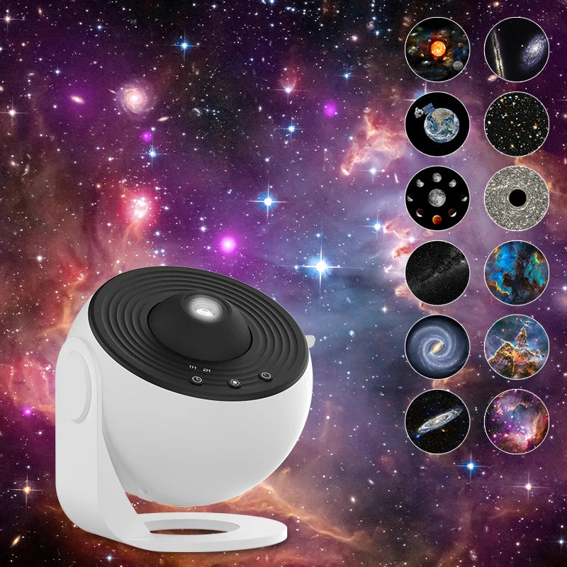 AUSYLE Night Light Galaxy Projector Starry Sky 360 Degree Kids Planetarium Lamp