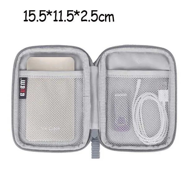 TUUTH Cable Storage Bag Organizer Travel Electronics Essentials