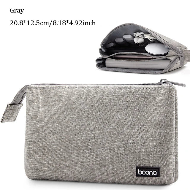 TUUTH Cable Storage Bag Organizer Travel Electronics Essentials