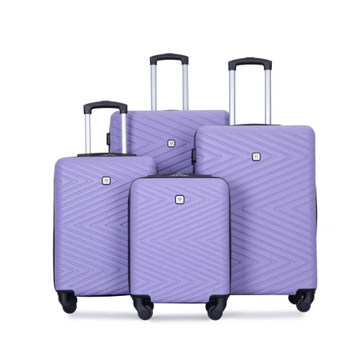 Travelhouse 4 Piece ABS Luggage Set With Spinner Wheels And TSA Lock