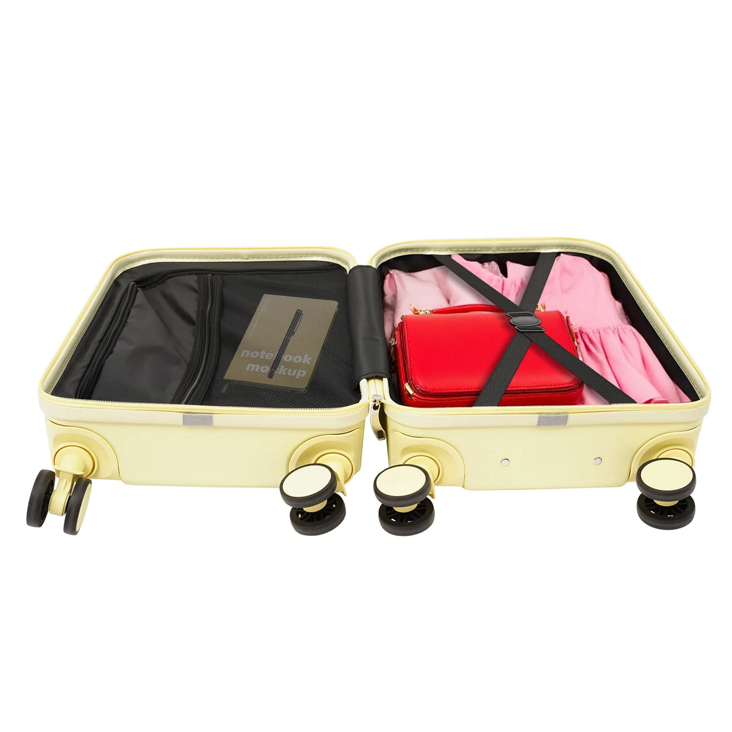 Bymaocar Carry On Luggage Spinner Case With 3 Digit Lock