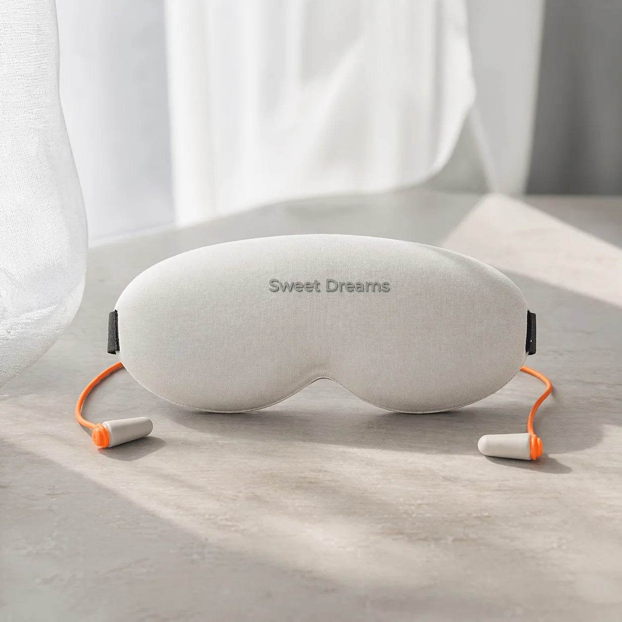 3D Contoured Sleep Mask With Earplugs For Travel Home Office