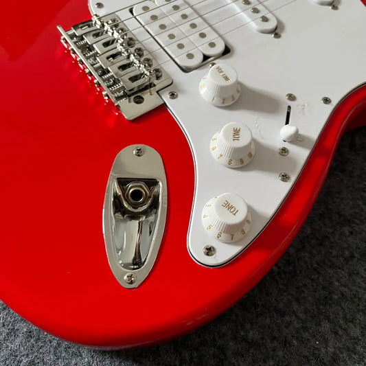 OUCEY 6 String Electric Guitar SSH Pickup Fixed Bridge