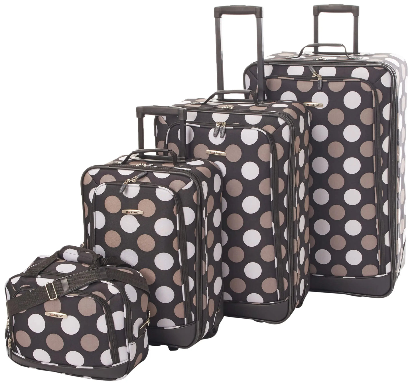Fashion Softside Luggage Set Expandable Tote And Upright