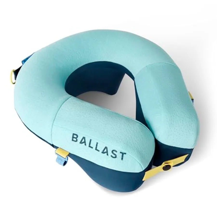 Inflatable Neck Pillow for Travel Airplanes Beach and Pool
