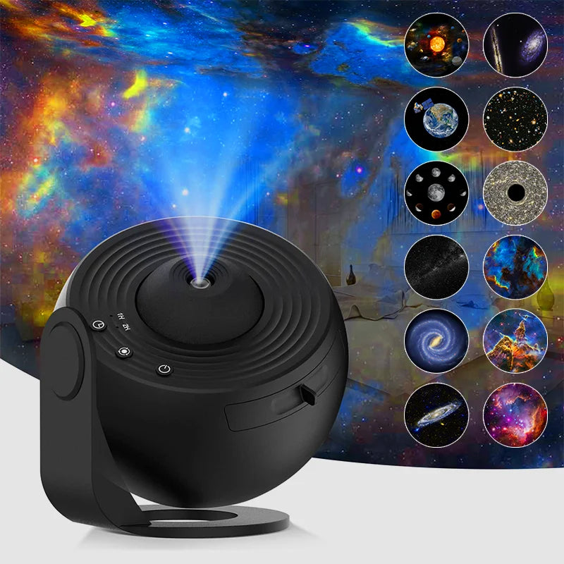 AUSYLE Night Light Galaxy Projector Starry Sky 360 Degree Kids Planetarium Lamp