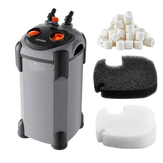 Canister Filter Three Stage External Aquarium Filter With Powerful Pump