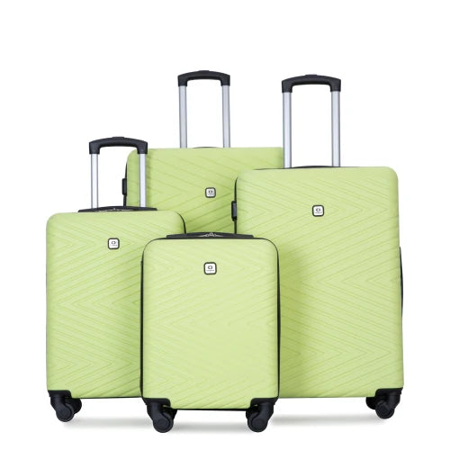 Travelhouse 4 Piece ABS Luggage Set With Spinner Wheels And TSA Lock