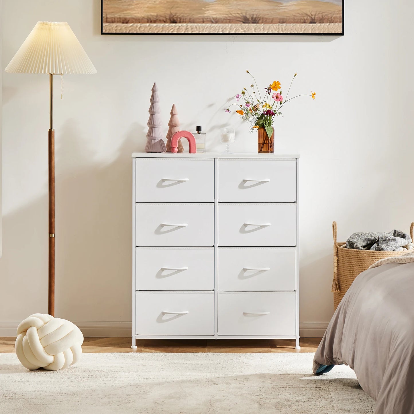 MCQ 8 Drawer Living Room Storage Cabinet Organizer