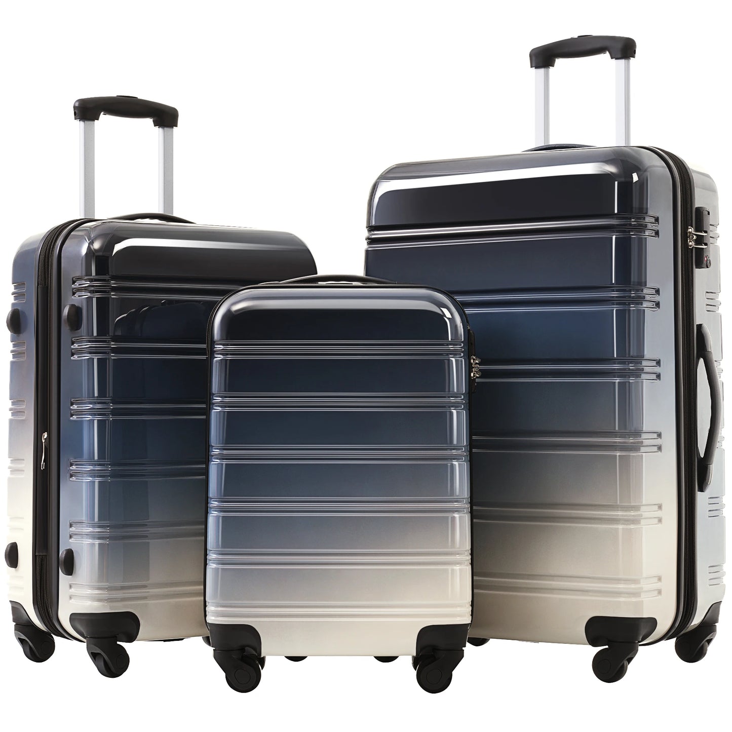 Hardshell Luggage Set 3 Piece Expandable Lightweight Spinner Wheels TSA Lock