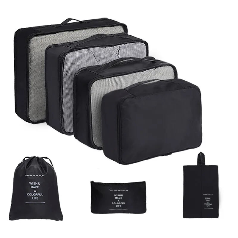 Travel Organizer Packing Cubes Set 7 To 11 Pcs Polyester Bags