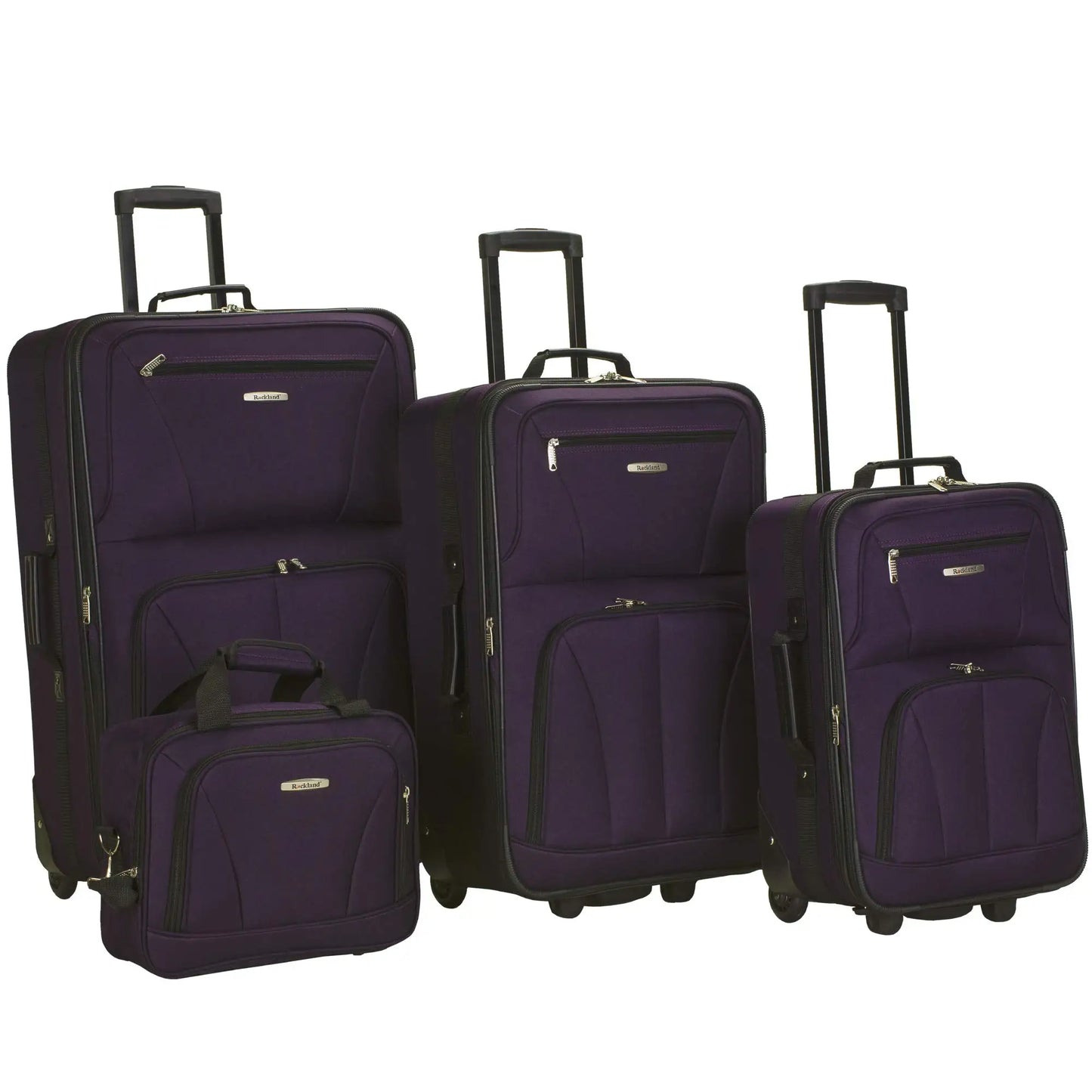 Fashion Softside Luggage Set Expandable Tote And Upright