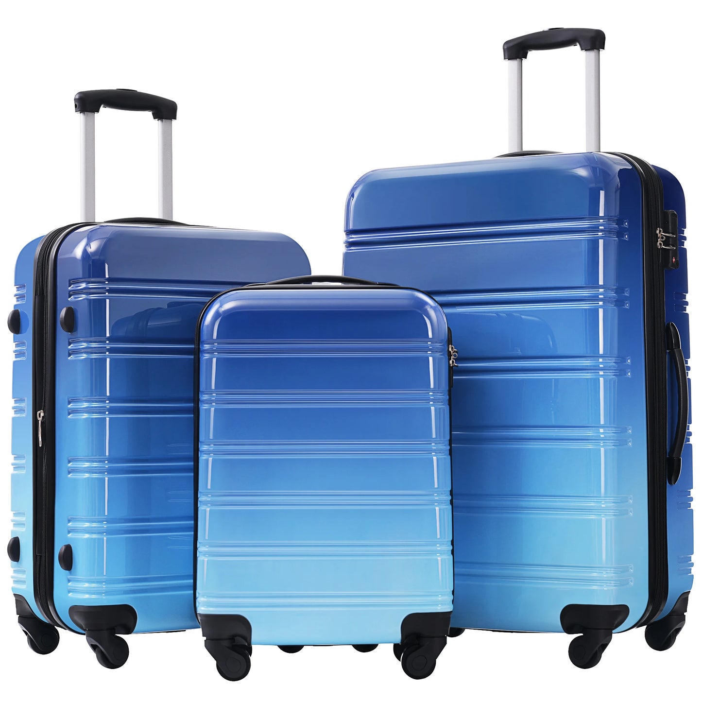 Hardshell Luggage Set 3 Piece Expandable Lightweight Spinner Wheels TSA Lock