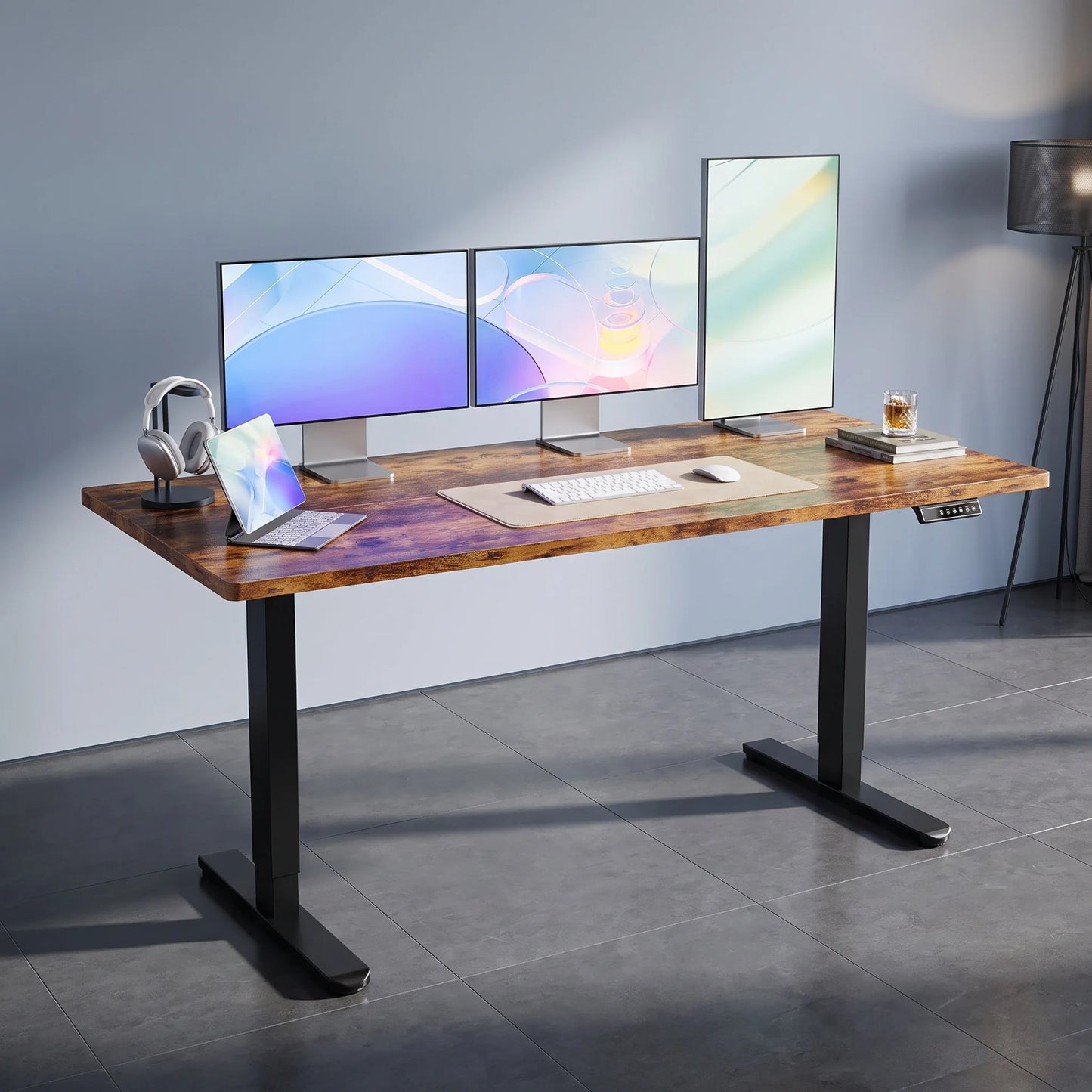K Kyspho Electric Standing Desk With 4 Memory Height Settings
