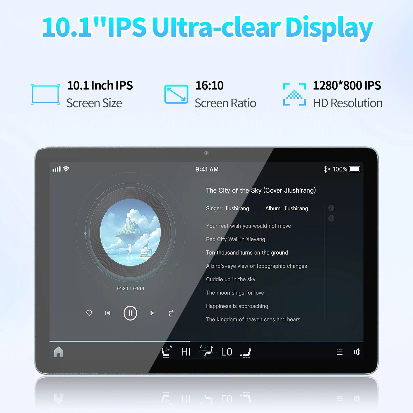 PRITOM Android Tablet With Keyboard And Stylus EightCore 5G WiFi