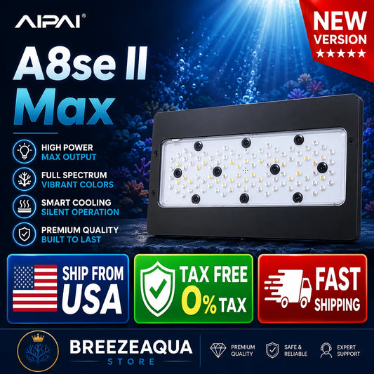 A8se II Max 240W WiFi App Control Programmable Marine Aquarium LED Light