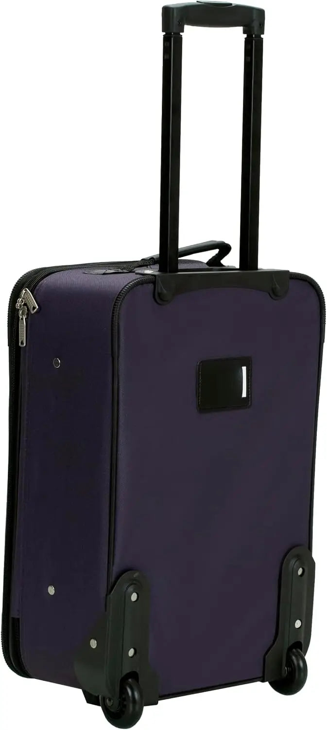 Fashion Softside Luggage Set Expandable Tote And Upright