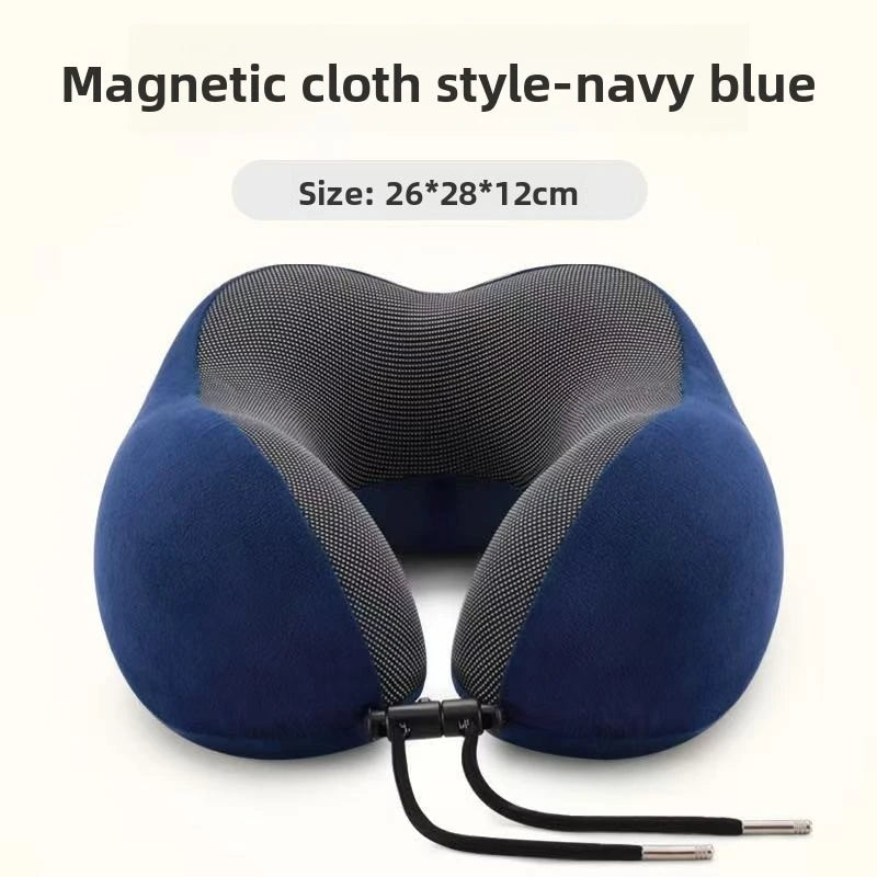 U Shaped Memory Foam Neck Pillow Travel Massage Cushion