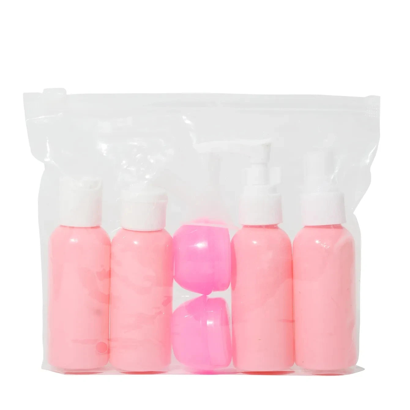 Refillable Travel Bottles Set For Cosmetics And Toiletries