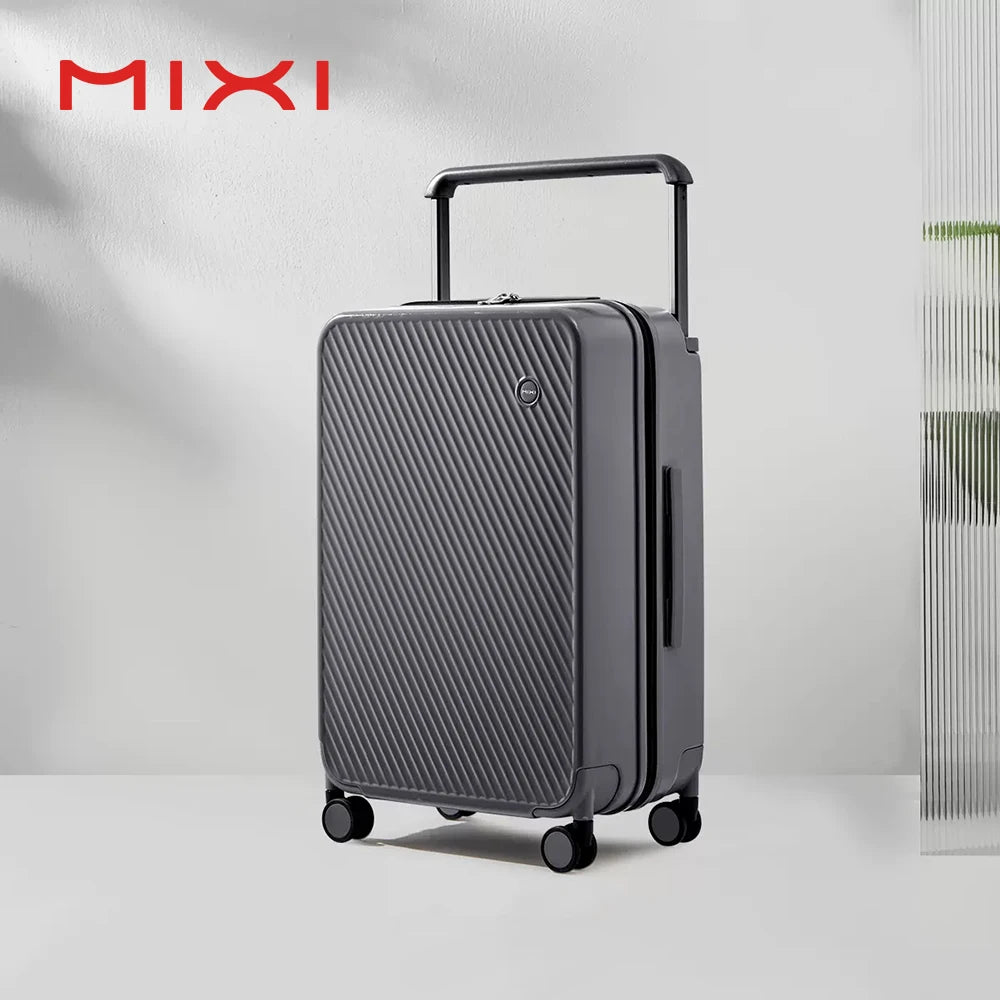 Mixi Gorgeous Wide Handle Hardside Suitcase Carry On Cabin Luggage