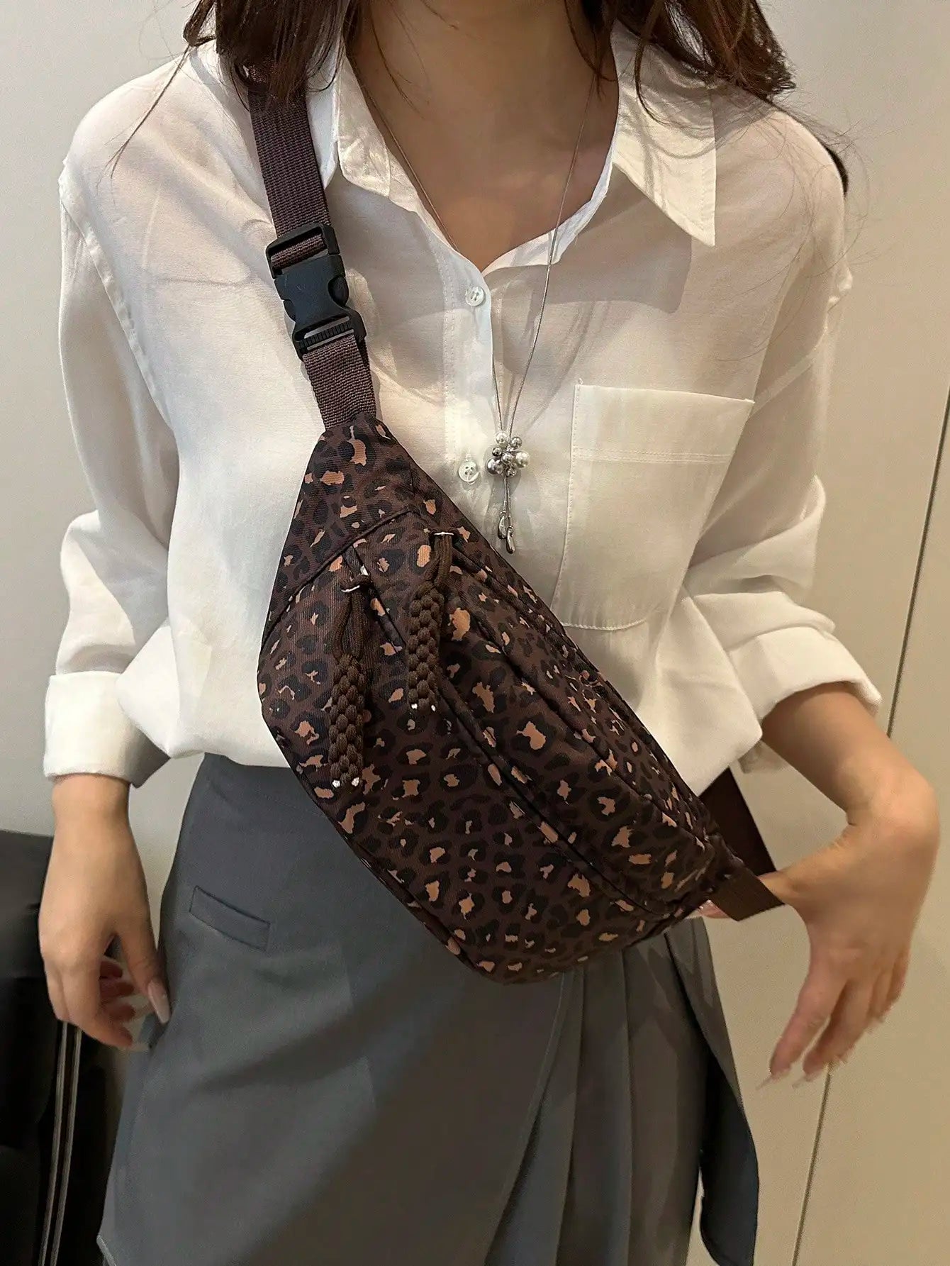 Women's Canvas Shoulder Bag Crossbody Purse For Outdoor Sports