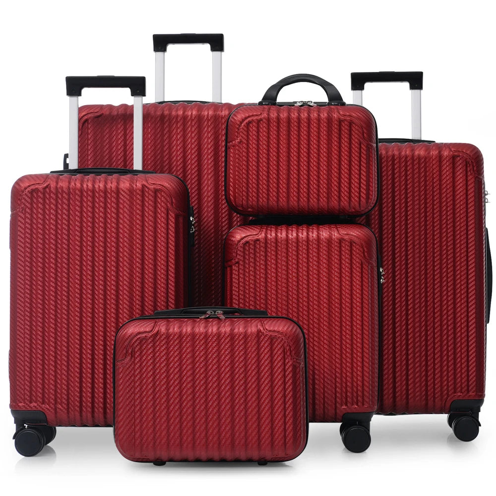ABS Hardshell Luggage Set With Spinner Wheels And TSA Lock