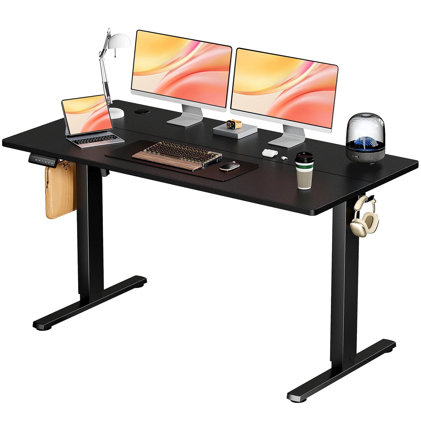 JHK Electric Height Adjustable Ergonomic Standing Desk For Home Office