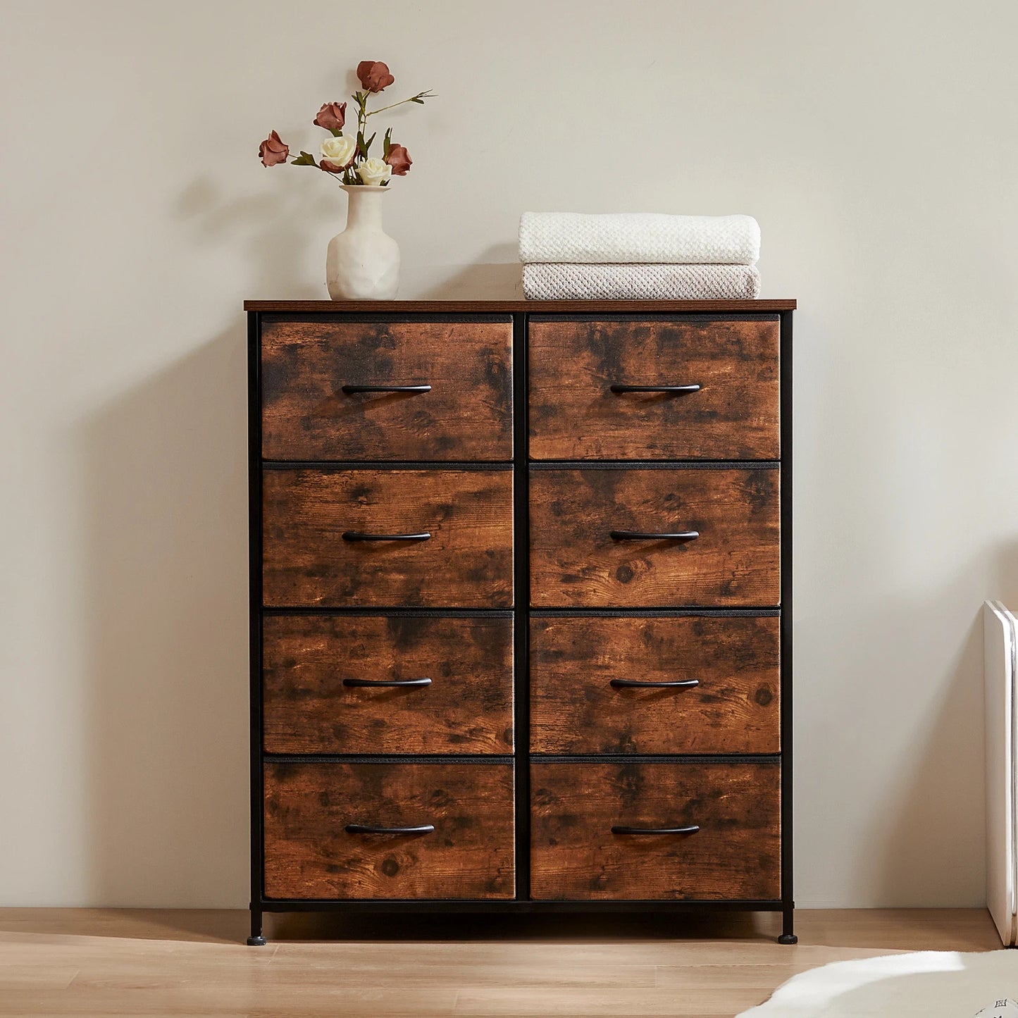 MCQ 8 Drawer Living Room Storage Cabinet Organizer