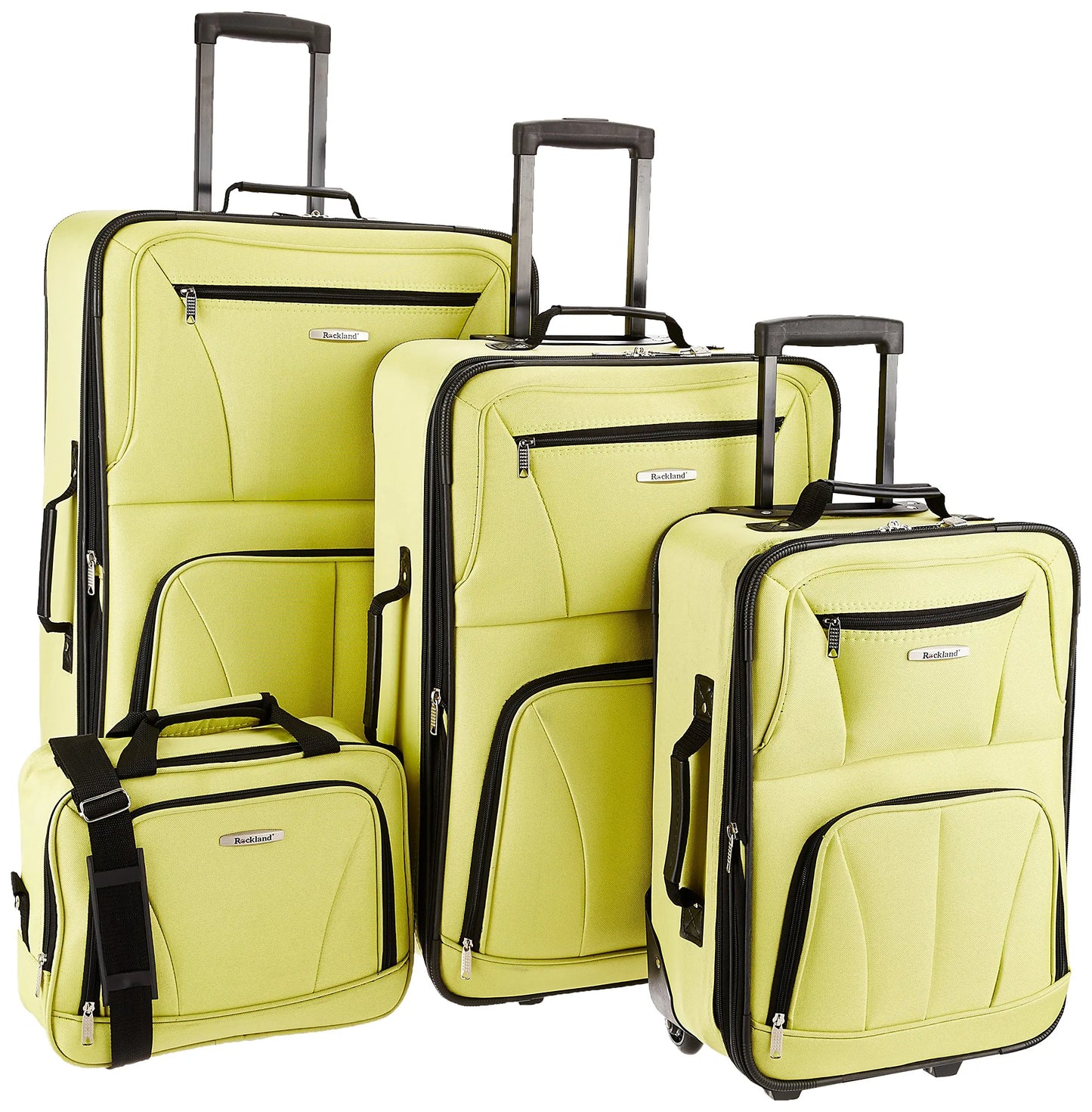 Fashion Softside Luggage Set Expandable Tote And Upright