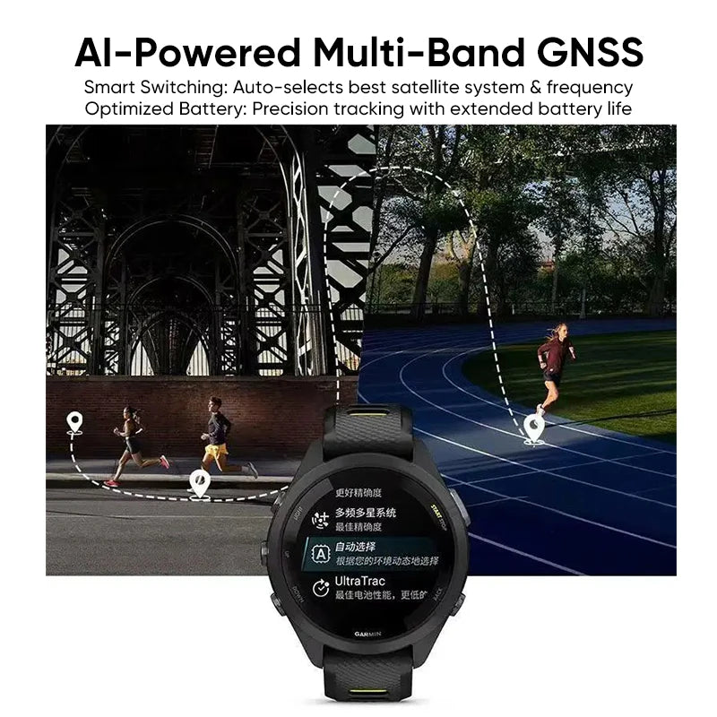 Garmin Forerunner 265 GPS Smartwatch AMOLED Heart Rate Monitoring