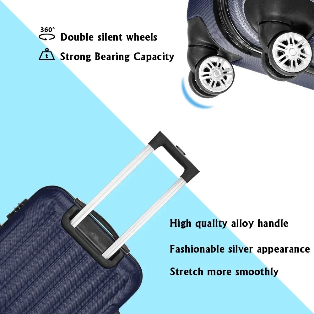 3 In 1 Multifunctional Large Capacity Travel Luggage Set