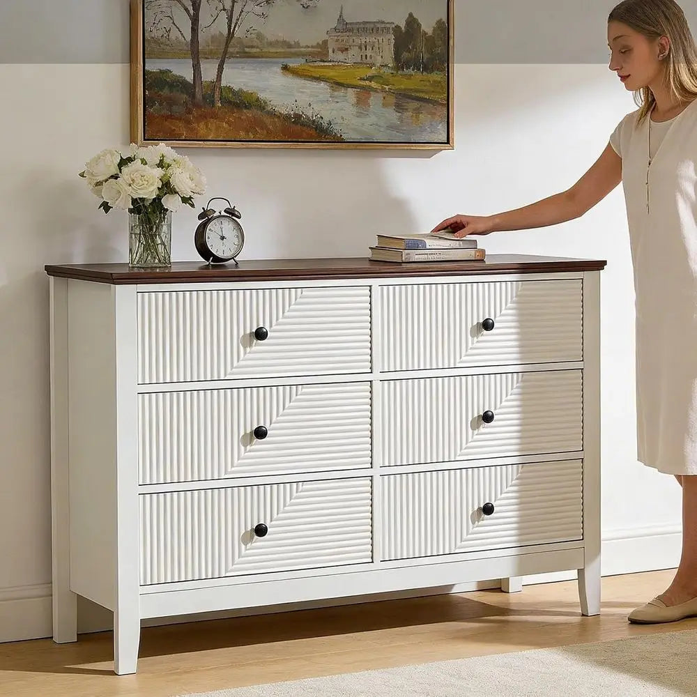 Diagonal Grain Wood TV Stand Storage Cabinet With Doors