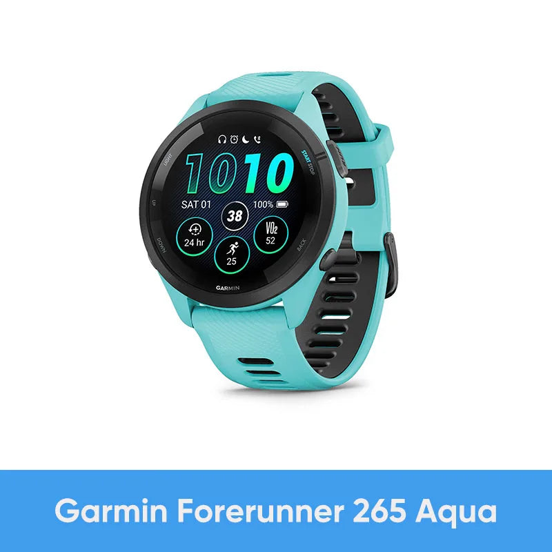 Garmin Forerunner 265 GPS Smartwatch AMOLED Heart Rate Monitoring