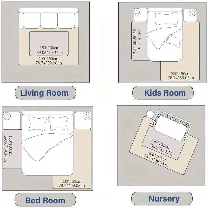 PaPaMat Memory Foam Playpen Mat For Living Room Carpet