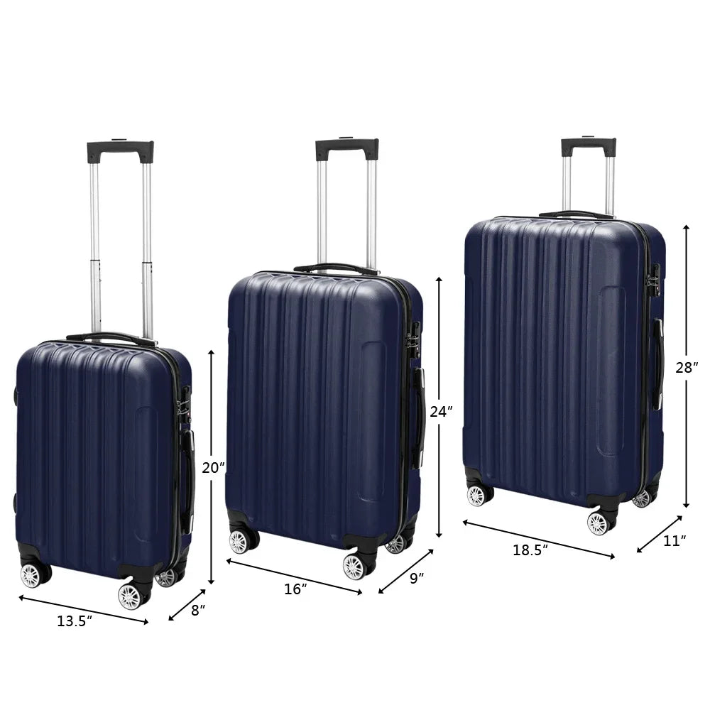 3 In 1 Multifunctional Large Capacity Travel Luggage Set
