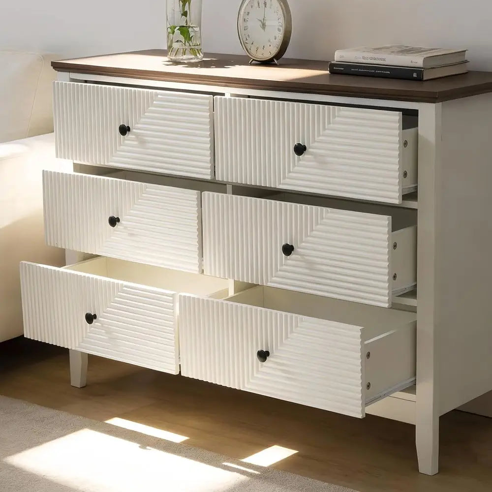 Diagonal Grain Wood TV Stand Storage Cabinet With Doors