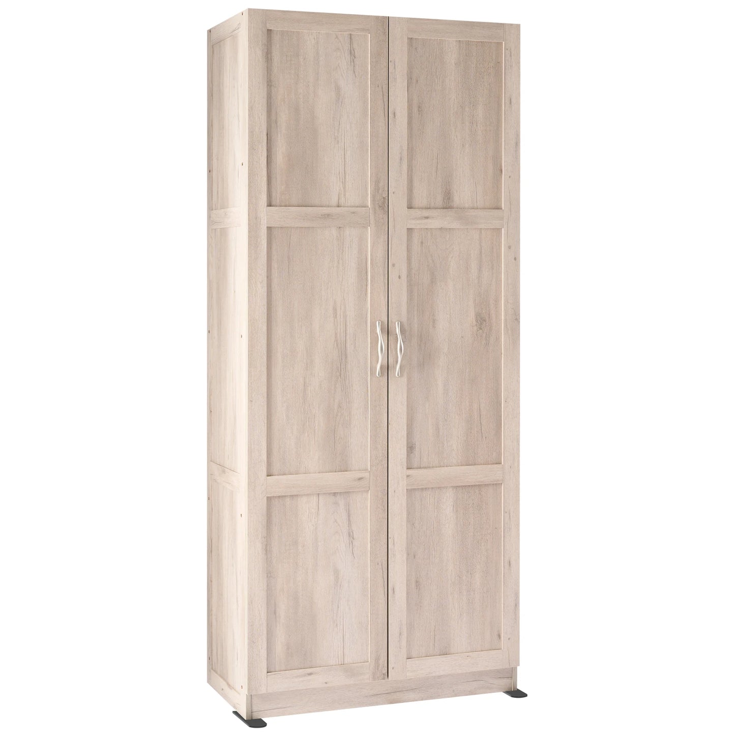 JHK Wooden Living Room Storage Cabinet Large Capacity Organizer