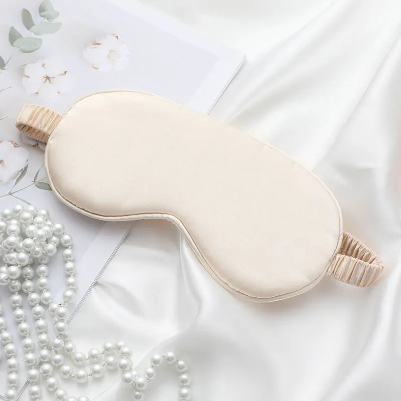 Double Sided Silk Sleep Eye Mask Light Blocking Travel Breathable
