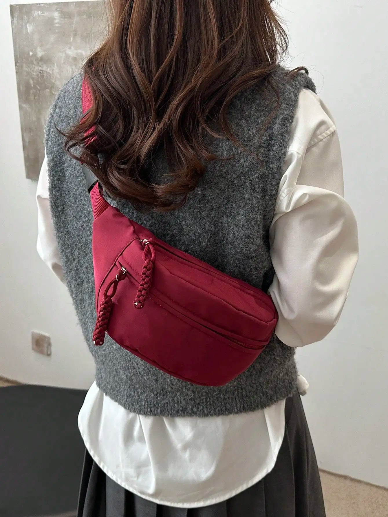 Women's Canvas Shoulder Bag Crossbody Purse For Outdoor Sports