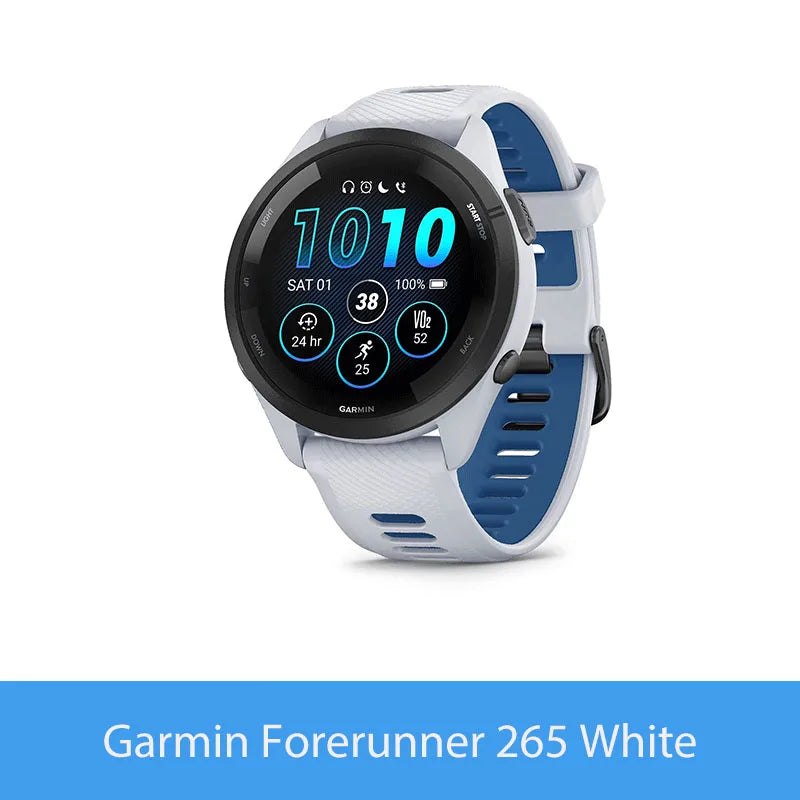 Garmin Forerunner 265 GPS Smartwatch AMOLED Heart Rate Monitoring