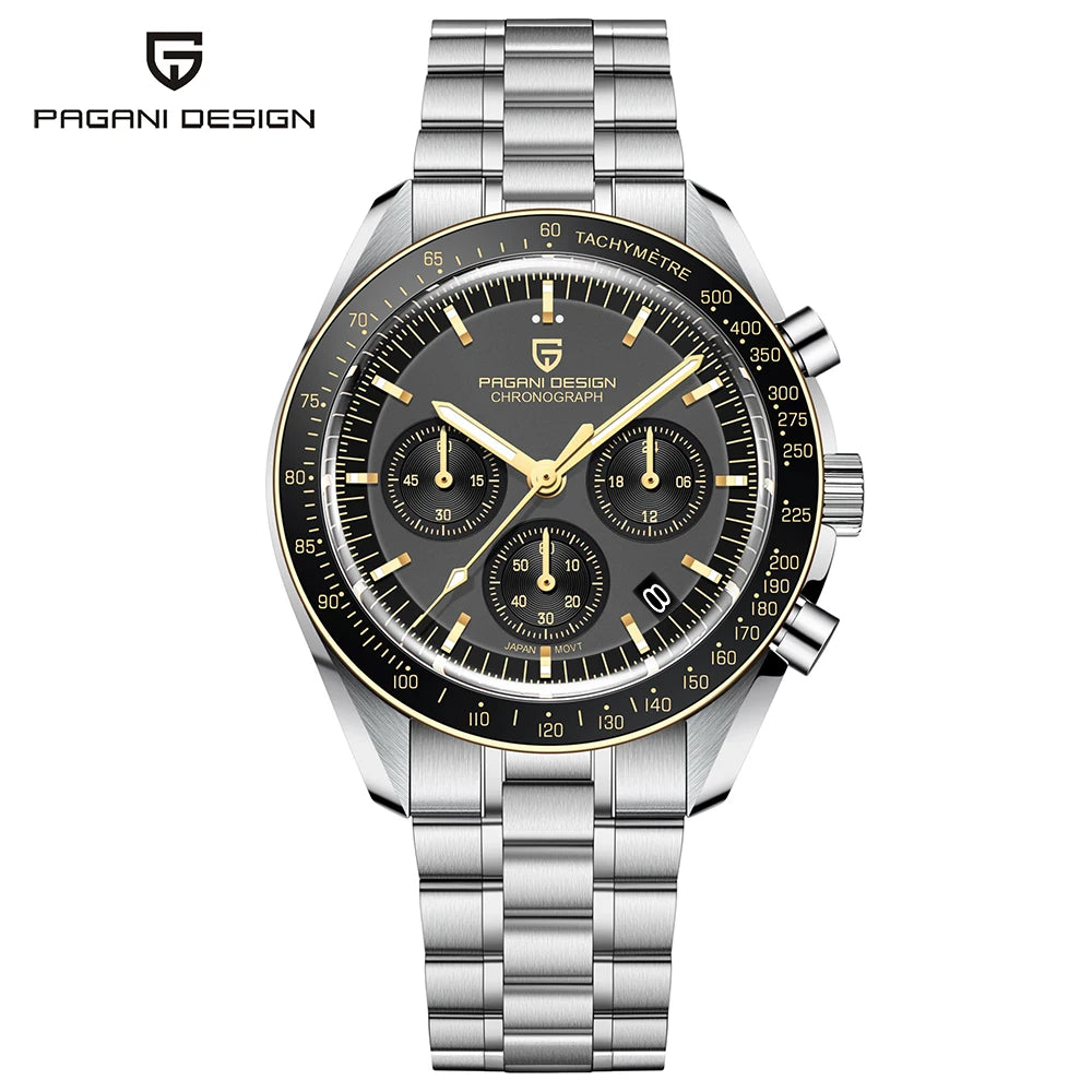 PAGANI DESIGN 1701 V5 Mens Watch Luxury Quartz Chronograph