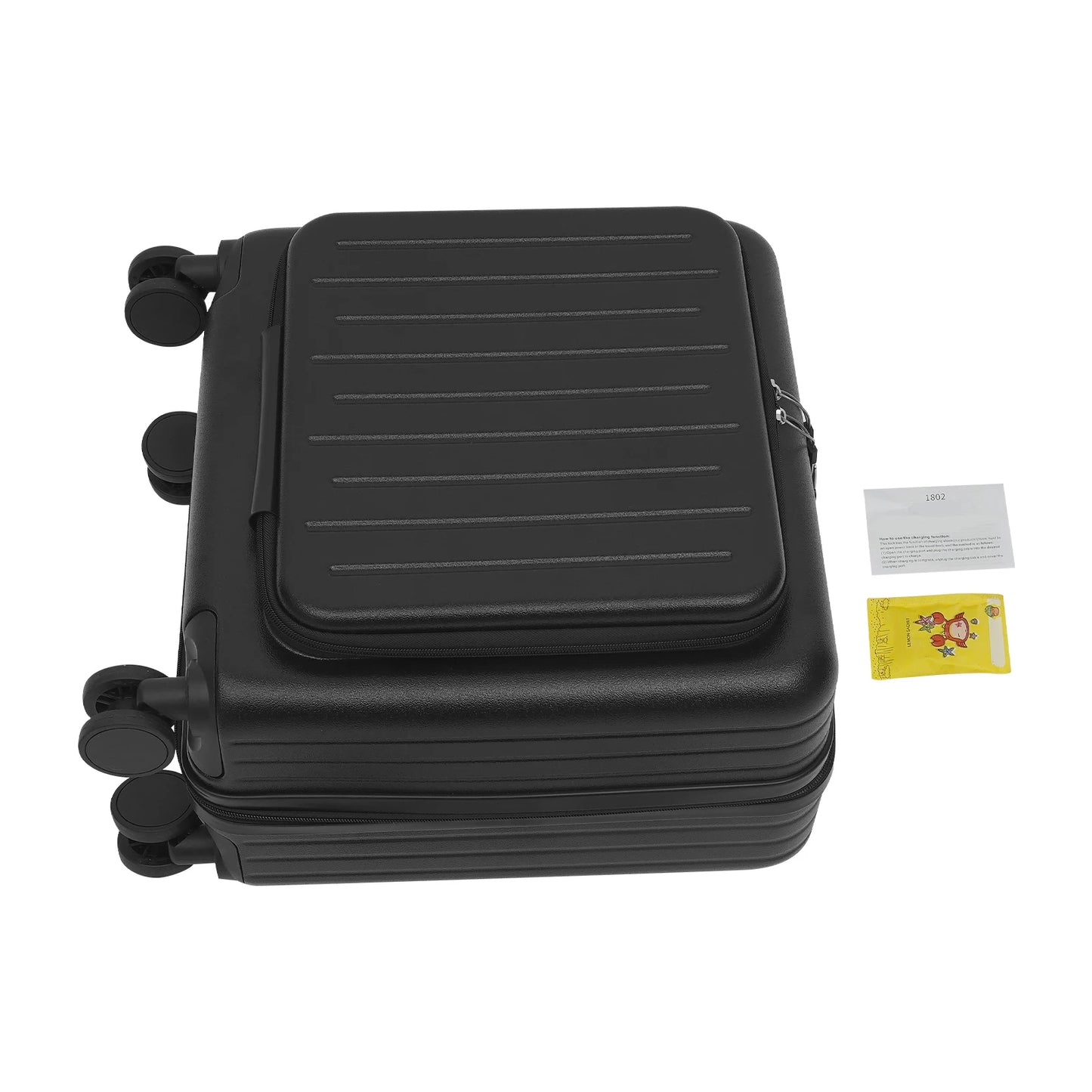 Multifunctional Front Opening Boarding Box Trolley Case With Password Lock
