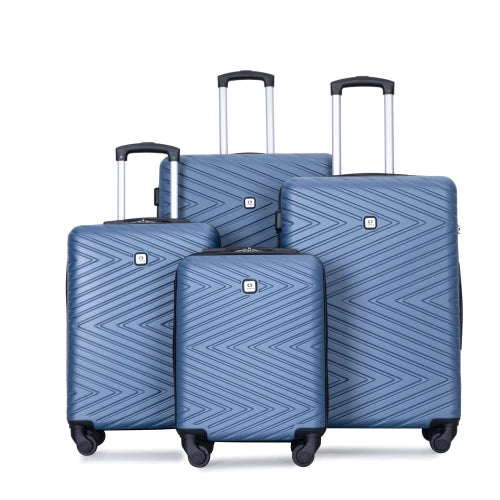 Travelhouse 4 Piece ABS Luggage Set With Spinner Wheels And TSA Lock