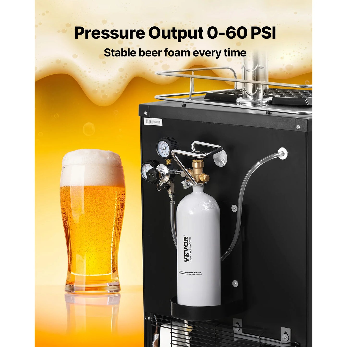 CO2 Tank Alloy Steel Cylinder For Draft Beer Dispensing