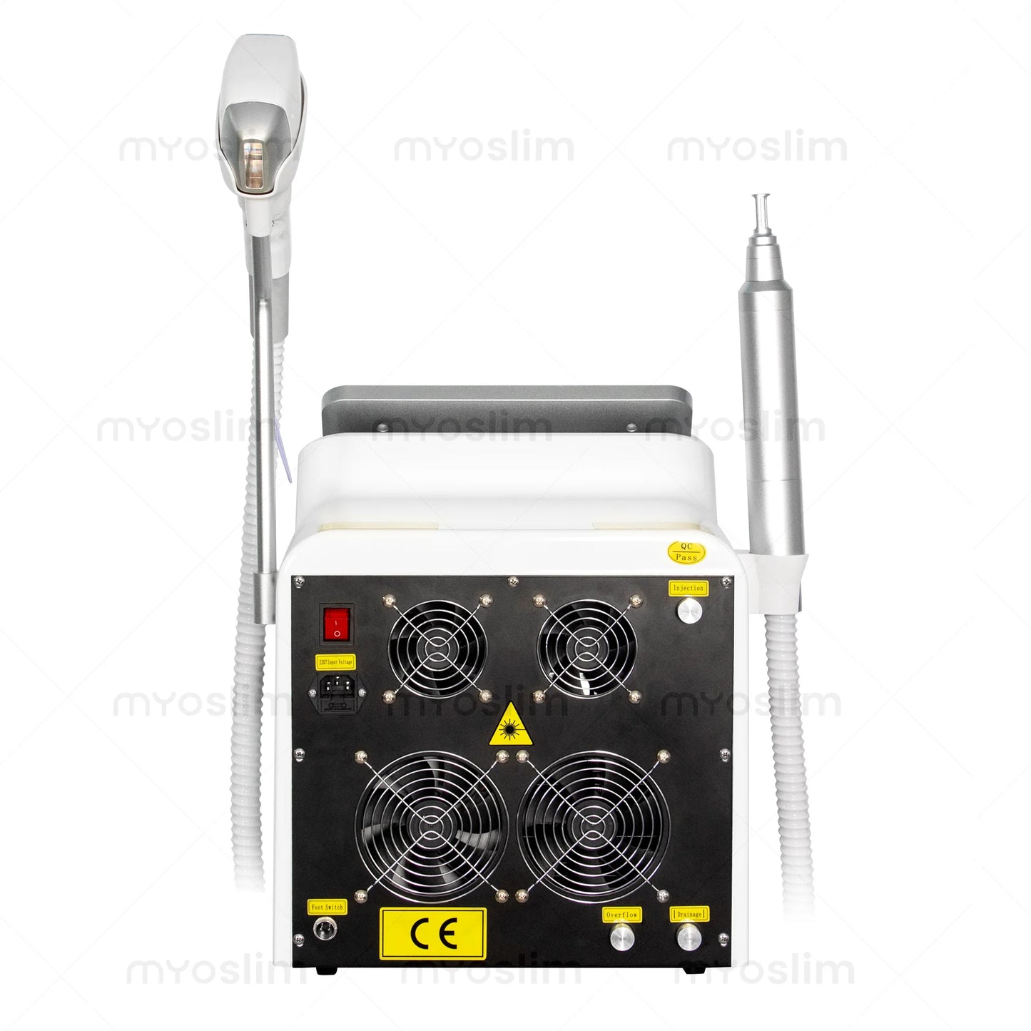 MYOSLIM 5000W Picosecond Diode Hair Removal 755 808 940 1064 NM 2 In 1 Machine