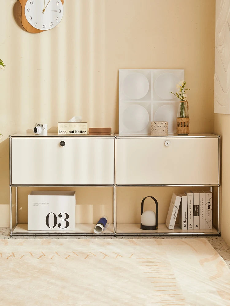 Bigcityfur TV Stand Storage Cabinet For Living Room Corner